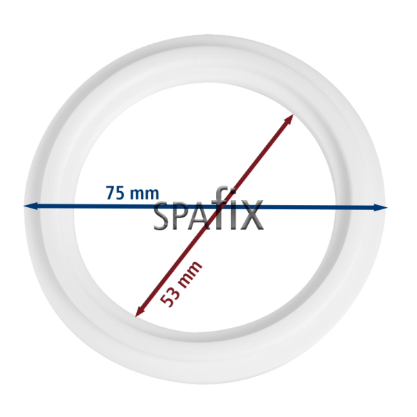 Balboa/Gecko flad O-ring til varmelegeme 2"-maal