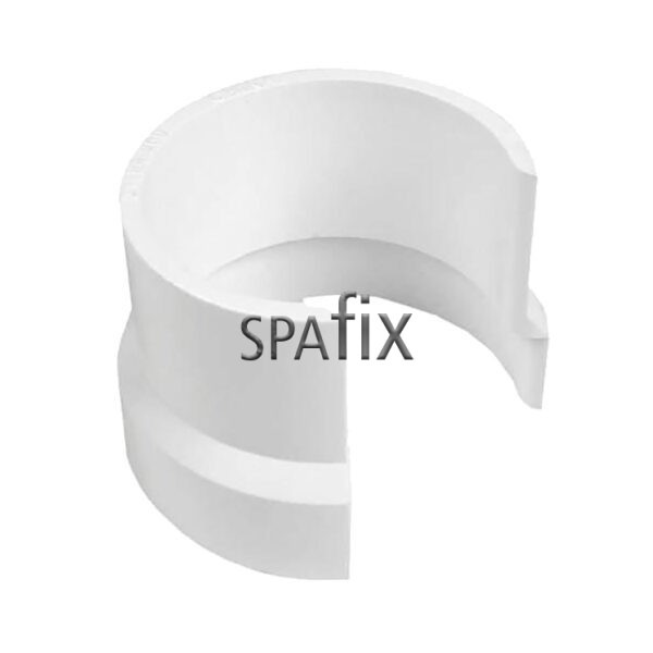 custom molded products llc 21184 200 000 clip on pipe seal 2 color white