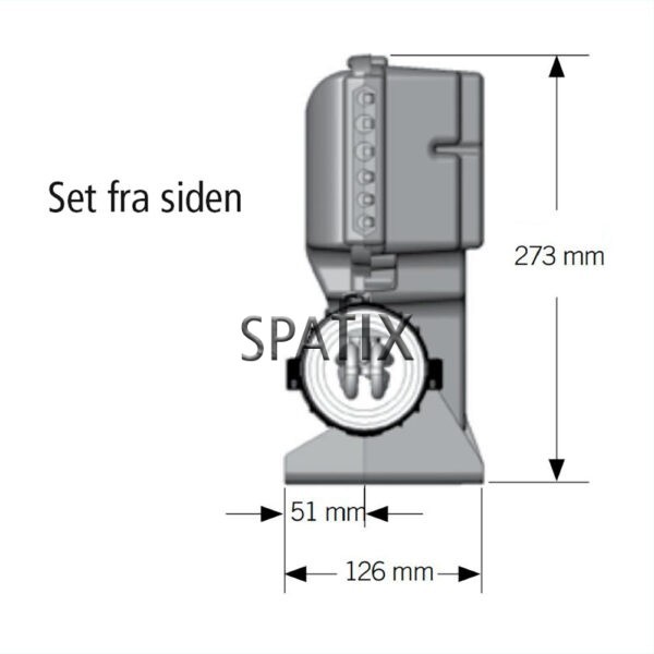 gecko styrebok kontrolenhed in.ye 5 CE hydropool welldana wellis dimenstioner side