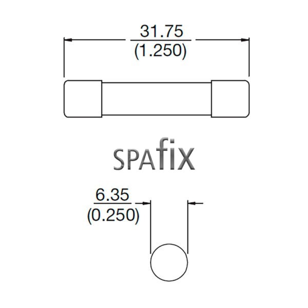 finsikring 32mm dimensioner