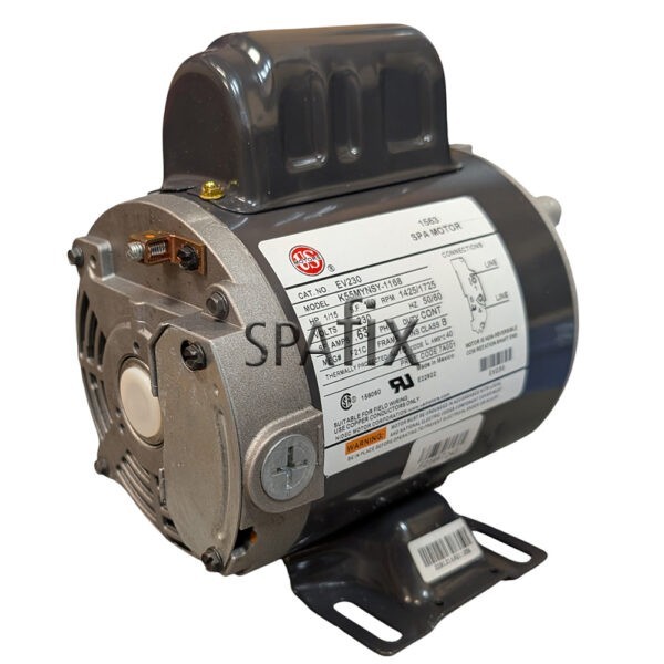 EV230 Gecko US Motor circulationpump 1 15hp motor 230v back