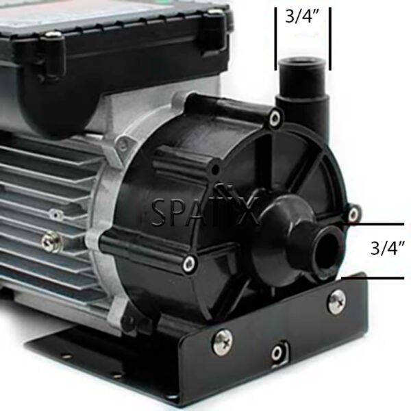 WE10 lx whirlpool 180w cirkulationpump barb measure