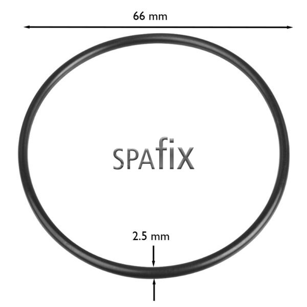 O-ring til 2" omskifterventil – Waterway 805-0143 dimensions