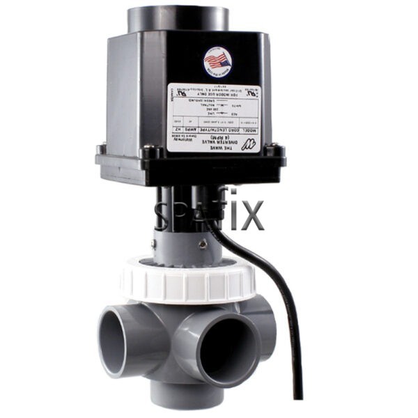 610 2220 10 waterway 4way diverter valve wavepump upside