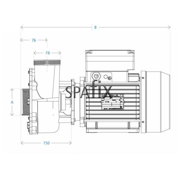 waterway executive 56frame drawing side